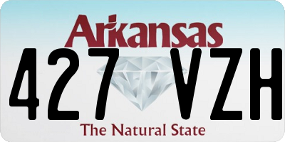 AR license plate 427VZH
