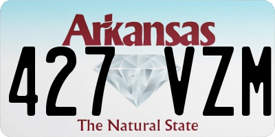 AR license plate 427VZM