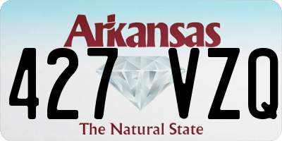 AR license plate 427VZQ