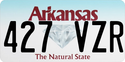 AR license plate 427VZR