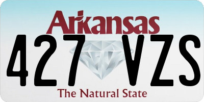 AR license plate 427VZS