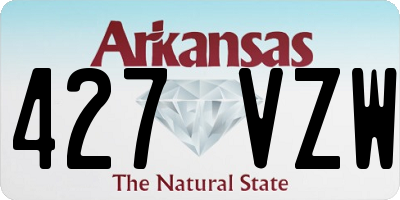 AR license plate 427VZW