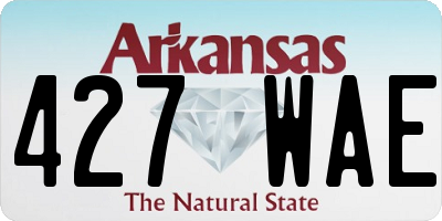 AR license plate 427WAE