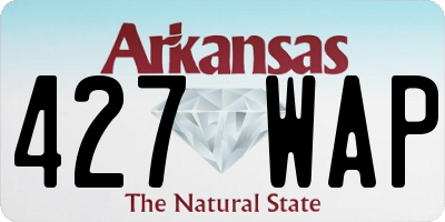 AR license plate 427WAP