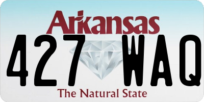 AR license plate 427WAQ