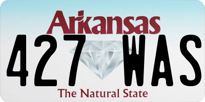 AR license plate 427WAS