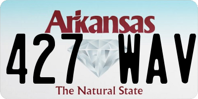 AR license plate 427WAV