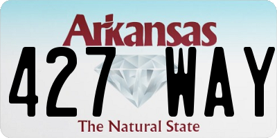 AR license plate 427WAY