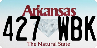 AR license plate 427WBK