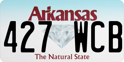 AR license plate 427WCB