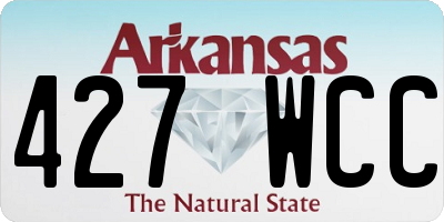 AR license plate 427WCC