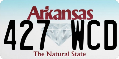 AR license plate 427WCD