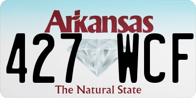 AR license plate 427WCF