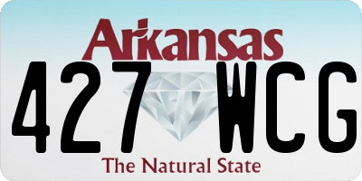 AR license plate 427WCG