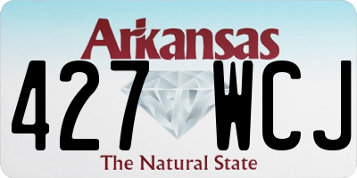 AR license plate 427WCJ