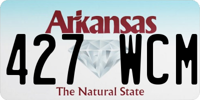 AR license plate 427WCM