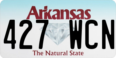 AR license plate 427WCN