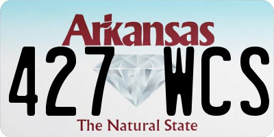 AR license plate 427WCS