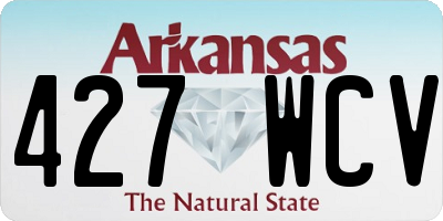 AR license plate 427WCV