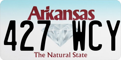 AR license plate 427WCY