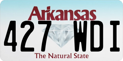 AR license plate 427WDI