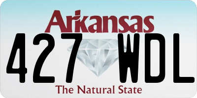 AR license plate 427WDL