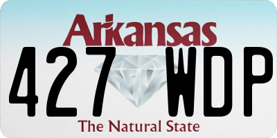 AR license plate 427WDP