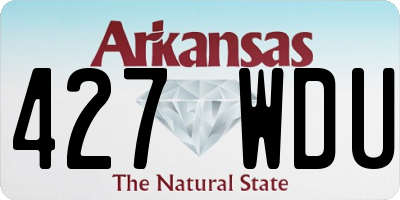 AR license plate 427WDU