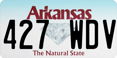 AR license plate 427WDV