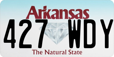 AR license plate 427WDY