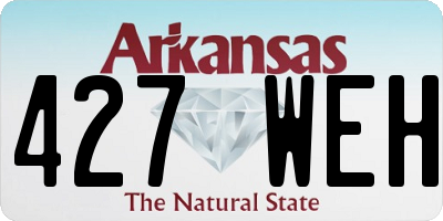 AR license plate 427WEH