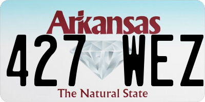 AR license plate 427WEZ
