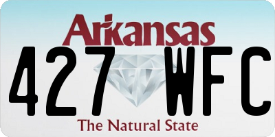 AR license plate 427WFC