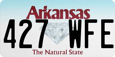 AR license plate 427WFE