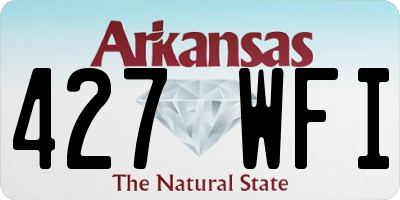 AR license plate 427WFI