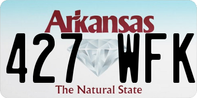 AR license plate 427WFK