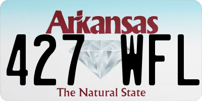 AR license plate 427WFL
