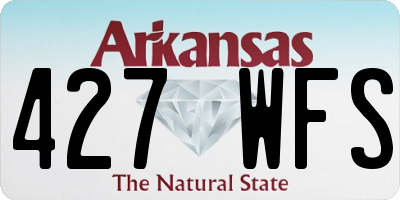 AR license plate 427WFS