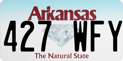 AR license plate 427WFY