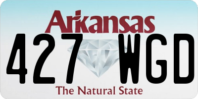 AR license plate 427WGD