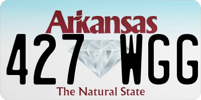AR license plate 427WGG