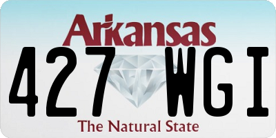 AR license plate 427WGI