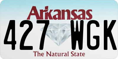 AR license plate 427WGK