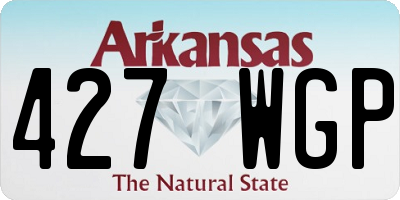 AR license plate 427WGP