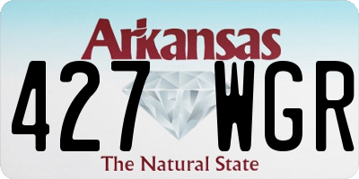 AR license plate 427WGR