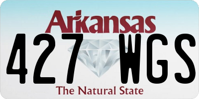 AR license plate 427WGS