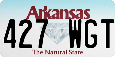 AR license plate 427WGT