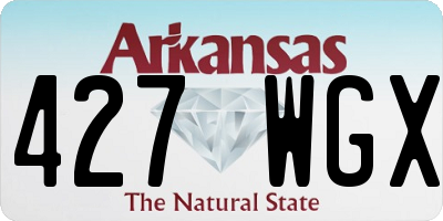 AR license plate 427WGX