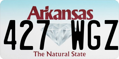 AR license plate 427WGZ