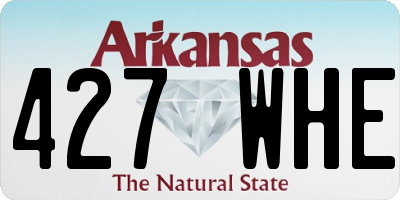 AR license plate 427WHE